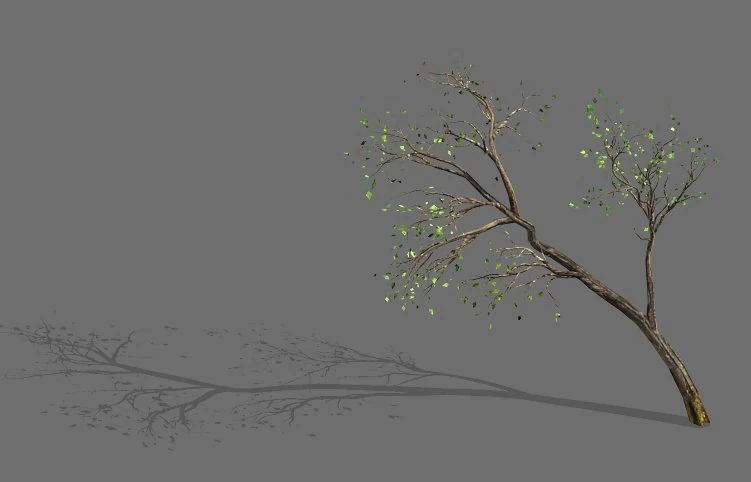 green plants-landscape-small tree 66 3D Model .c4d .max .obj .3ds .fbx .stl .blend 