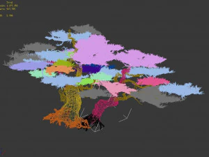 putuo mountain-pine tree 13 3D Model