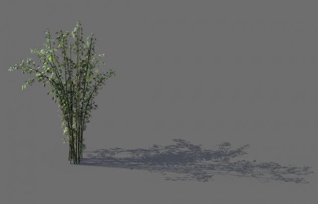 mount putuo-bamboo 22 Model 3D .c4d .max .obj .3ds .fbx .stl .blend 