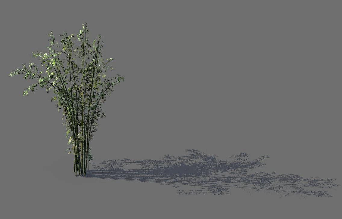 mount putuo-bamboo 22 3D Model .c4d .max .obj .3ds .fbx .stl .blend