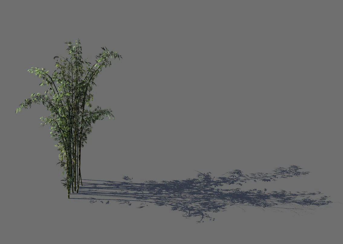 mount putuo-bamboo 23 3D Model .c4d .max .obj .3ds .fbx .stl .blend