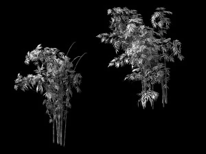 mount putuo-bamboo 28 3D Model