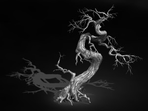 qianhui forest-difu-dead tree 005 3D Model