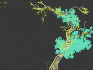 qianhui forest-difu-vine tree 052 3D Model