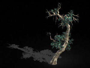 qianhuilin-difu-vine tree 054 3D Модель
