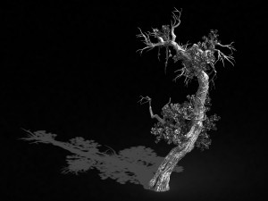 qianhuilin-difu-vine tree 054 3D Модель
