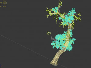 qianhuilin-difu-vine tree 054 3D Model