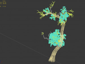 qianhui forest-difu-vine tree 059 3D 모델