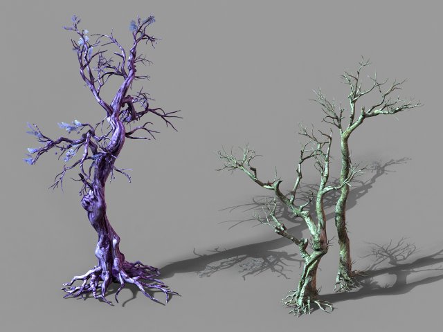 vampire-dead tree 24 3D 모델 .c4d .max .obj .3ds .fbx .stl .blend 
