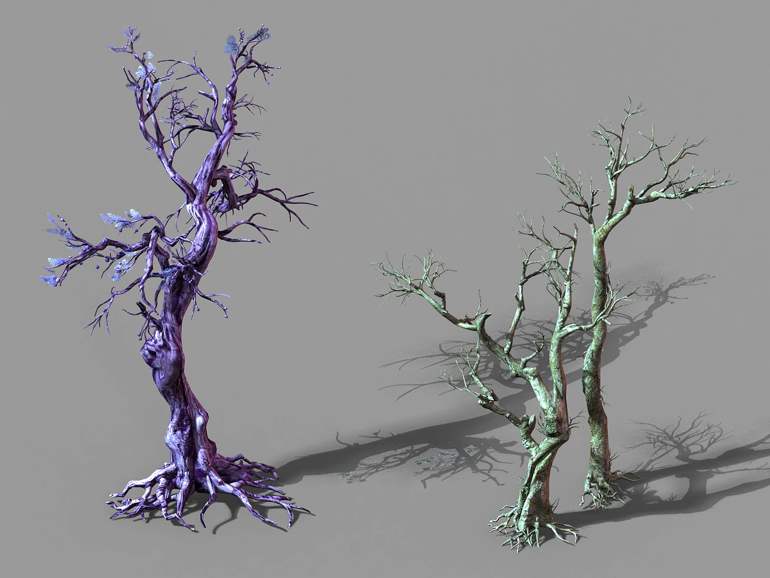 vampire-dead tree 24 3D Model .c4d .max .obj .3ds .fbx .stl .blend 