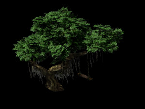 fairy trail-banyan tree 08 3D Модель
