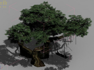 fairy trail-banyan tree 08 3D Модель