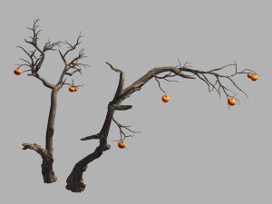 fairy trail forest-persimmon tree 04 3D-Modell