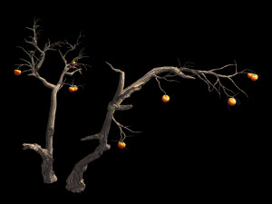 fairy trail forest-persimmon tree 04 3D 모델