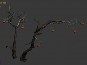 fairy trail forest-persimmon tree 04 3D 모델