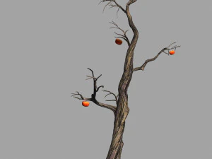 &aacute;rvore de caqui-floresta assistente 05 Modelo 3D