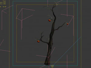 wizard forest-persimmon tree 05 3D Model