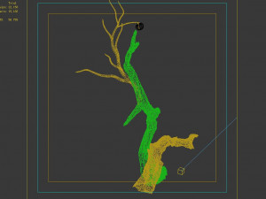 fairy trail forest-persimmon tree 07 Model 3D