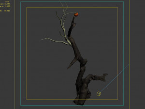 fairy trail forest-persimmon tree 07 Model 3D