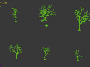 snow-short tree 32 3D Model