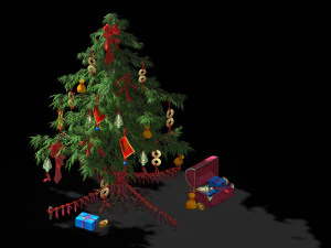 china-christmas tree 12 3D Model