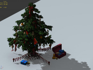 china-christmas tree 12 3D 模型