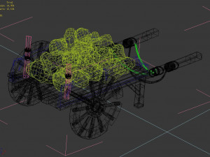 rail-fuel-coal cart 12 3D Модель