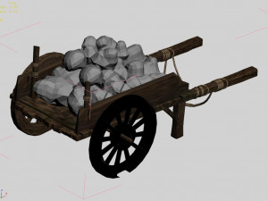 rail-fuel-coal cart 12 3D Модель