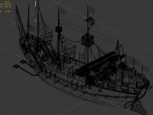 naval battle-pier-battleship 12 3D मॉडल