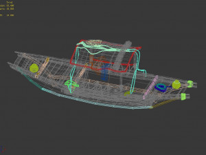 traffic-transportation-ship 325 Model 3D