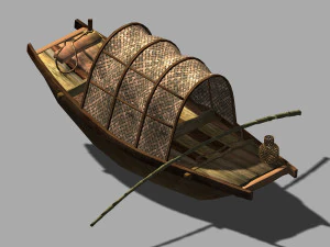 tr&aacute;fico-transporte-barco 432 Modelo 3D