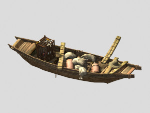 traffic-transportation-ship 448 3D Model