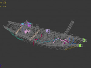 traffic-transportation-ship 448 3D Модель