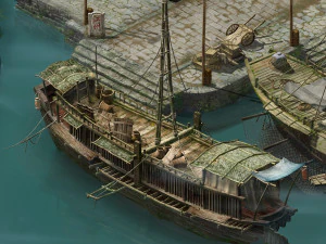 verkeer-transport-schip 4854 3D Model