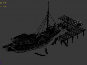 traffic-transport-ship-port corridor Modèle 3D
