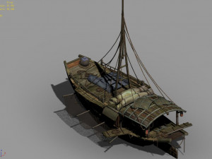 traffic-transportation-fishing boat 95 Modèle 3D