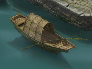 traffic-transportation-fishing boat 441 3D Model