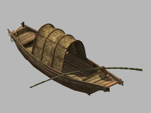 traffic-transportation-fishing boat 441 3D Model