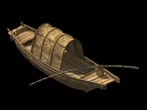 traffic-transportation-fishing boat 441 3D Model