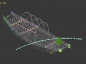 traffic-transportation-fishing boat 441 3D Model