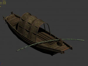 traffic-transportation-fishing boat 441 3D Model