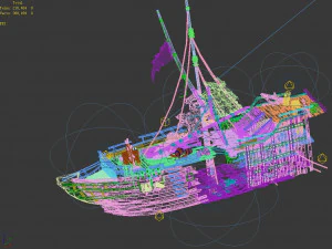 jiuyou waters-ship 01 3D Model