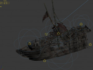 jiuyou waters-ship 01 Modello 3D