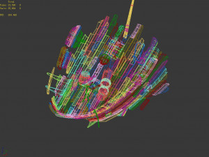 jiuyou sea area-broken ship Model 3D