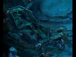 jiuyou waters-broken ship 2 3Dモデル