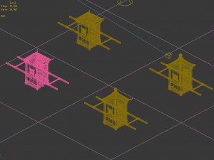qinqiong mansion-transportation-qiaozi Model 3D