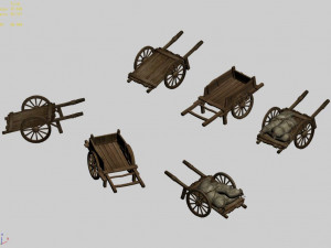 transportation-tools-trolley 13 3D 모델
