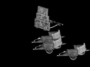 war-wooden chariot 02 3D 模型