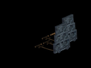 war-wooden chariot 05 3D-Modell