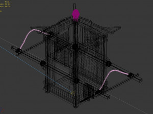 china-ancient-traffic-sedan chair 13 3D Model